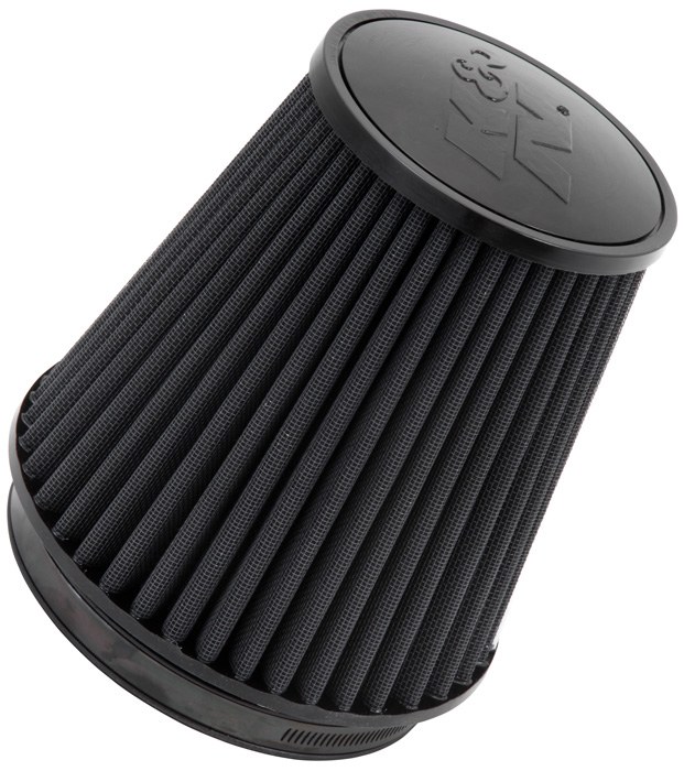 K&N Filters Air Filter, Black, Non Woven Synthetic, Round Tapered – RU-3101HBK