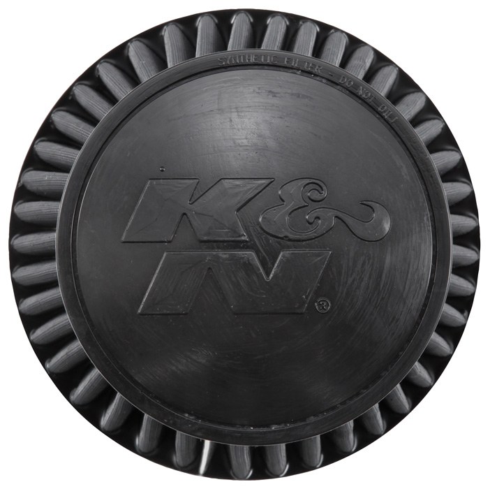 K&N Filters Air Filter, Black, Non Woven Synthetic, Round Tapered – RU-3101HBK