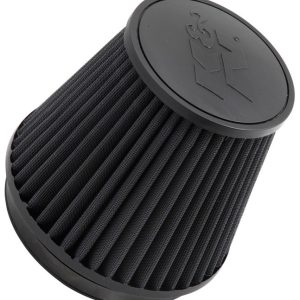 K&N Filters Air Filter, Black, Non Woven Synthetic, Round Tapered – RU-3102HBK