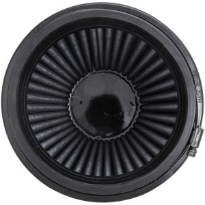 K&N Filters Air Filter, Black, Non Woven Synthetic, Round Tapered – RU-3102HBK