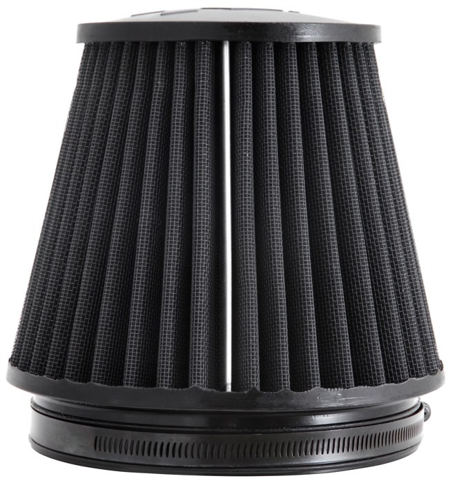 K&N Filters Air Filter, Black, Non Woven Synthetic, Round Tapered – RU-3102HBK