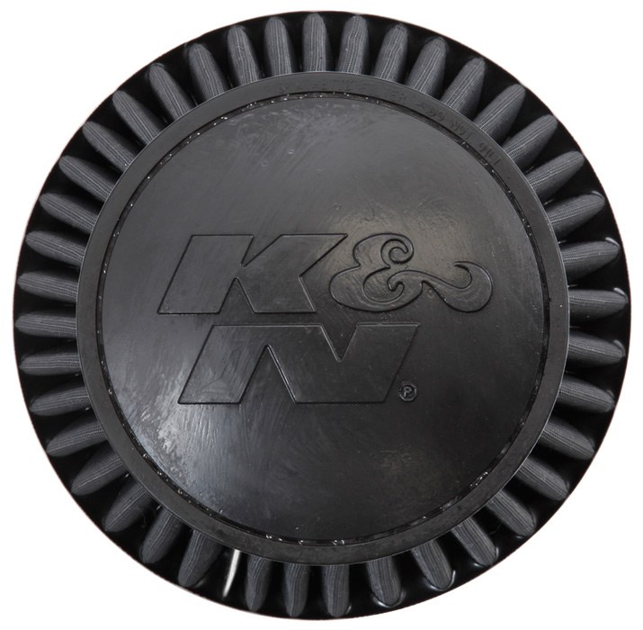 K&N Filters Air Filter, Black, Non Woven Synthetic, Round Tapered – RU-3102HBK