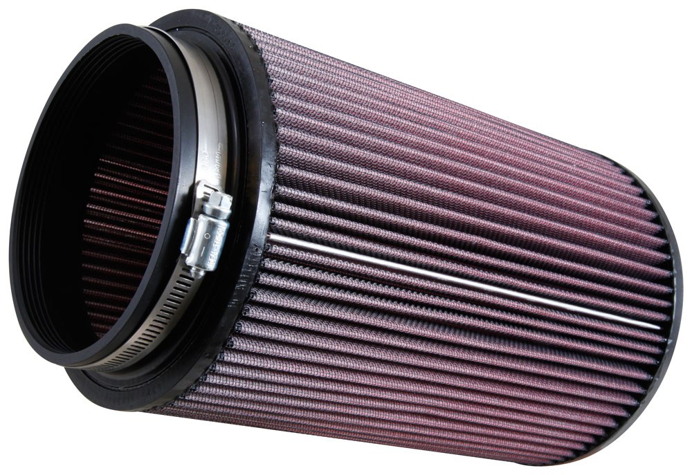 K&N Filters Air Filter, Washable, Red, Cotton Gauze, Round, 6-1/2 Inch Outside Diameter X 10 Inch Height – RU-3220