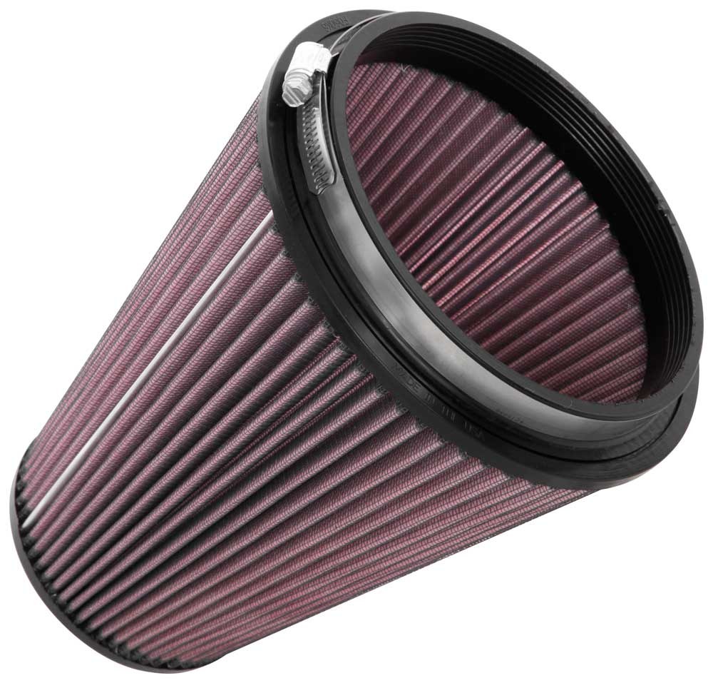 K&N Filters Air Filter, Washable, Red, Cotton Gauze, Round Tapered – RU-5046