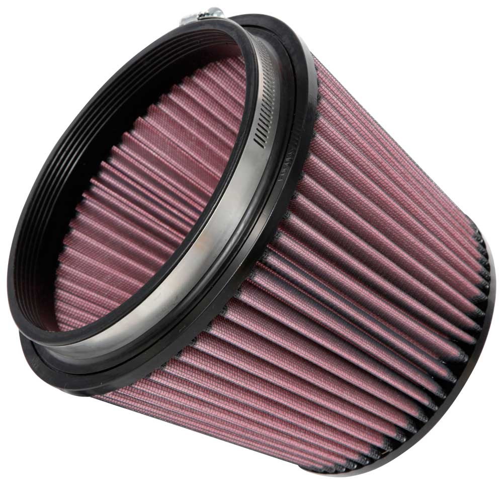 K&N Filters Air Filter, Washable, Red, Cotton Gauze, Round Tapered – RU-5173