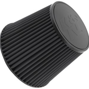 K&N Filters Air Filter, Black, Non Woven Synthetic, Round Tapered – RU-5177HBK