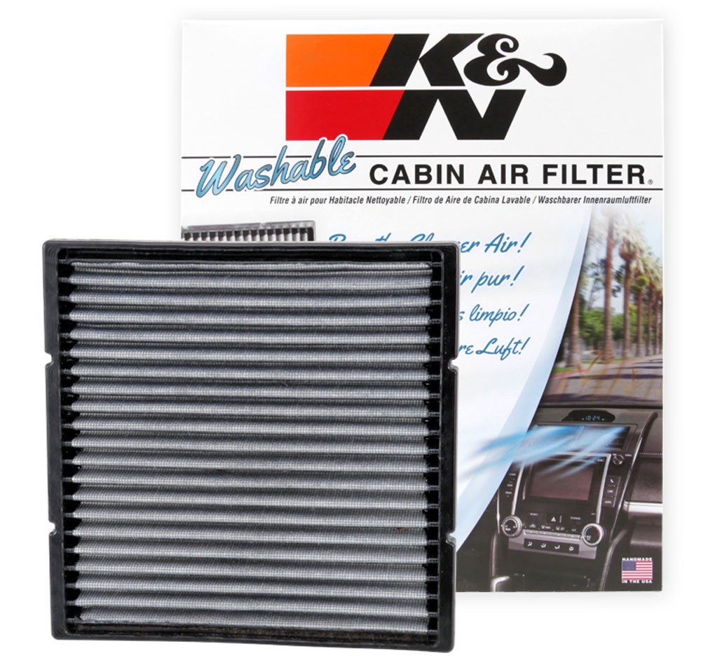 K&N Filters Cabin Air Filter, Washable, Non-Woven Synthetic – VF2002