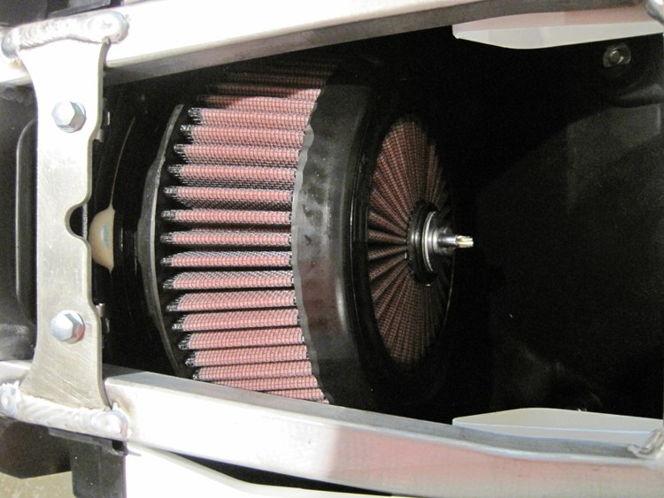 K&N Filters Air Filter, X-Stream ®, Washable, Red, Cotton Gauze, Unique/ Round, 3-1/8 Inch Height – YA-2506XD