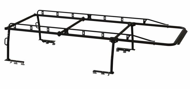 Holman Ladder Rack, Pro Rack, 1700 Pound Capacity, Bed Rail Mount, Multi-Fit, 24 Inch Height, Powder Coated, Black, Steel – 2FSS8R