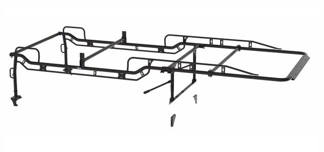 Holman Ladder Rack, Pro Rack, Body Mount, Multi-Fit, Vehicle Fitment: All Service Bodies/ 8 Feet Extended Cab, Forklift Loadable – 2SBF8E