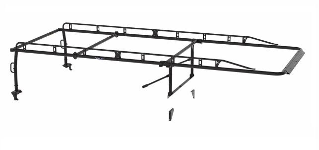 Holman Ladder Rack, Pro Rack, 1700 Pound Capacity, Vehicle Fitment: All Service Bodies/ 8 Feet Extended Cab/ 9 Feet Regular Cab, Body Mount – 2SBS8E