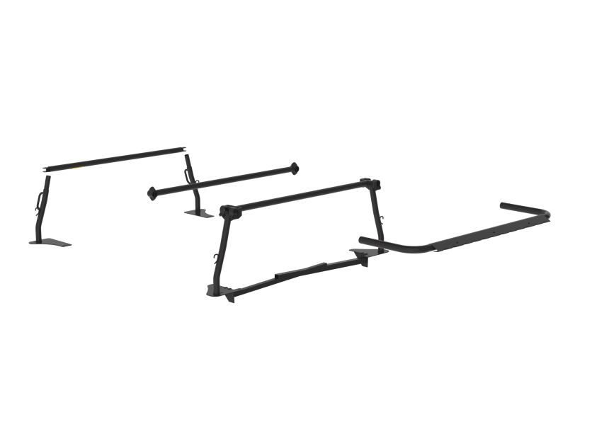 Holman Ladder Rack, Pro Rack, 1700 Pound Capacity, Bed Rail Mount, Multi-Fit, 22 Inch Height, Powder Coated, Black, Steel – 2SCS6C