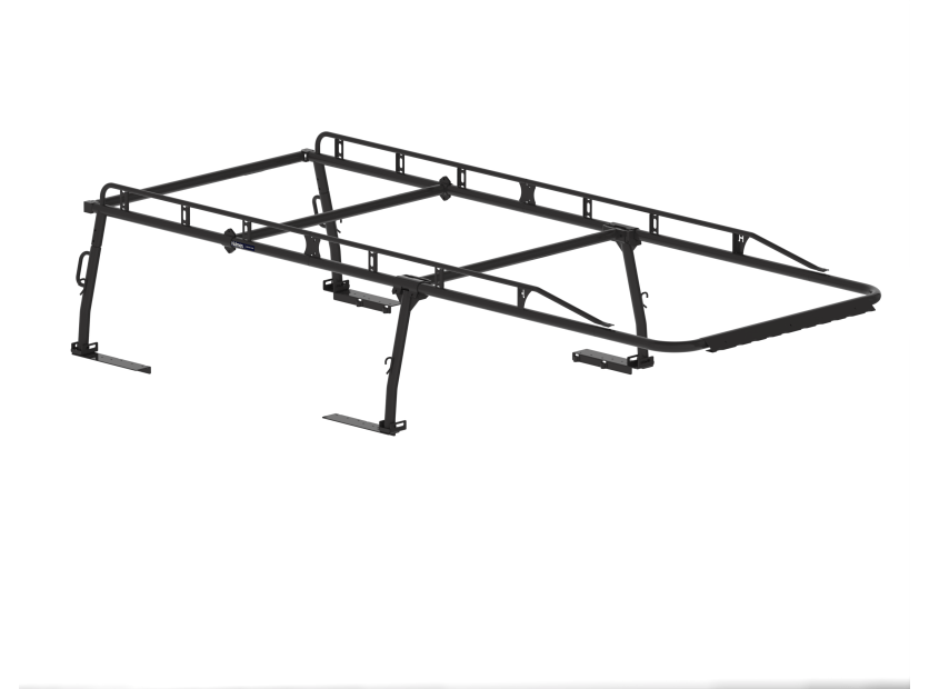 Holman Ladder Rack, Pro Rack, 1000 Pound Capacity, Bed Rail Mount, Multi-Fit, 22 Inch Height, Powder Coated, Black, Steel – 2SSS5C