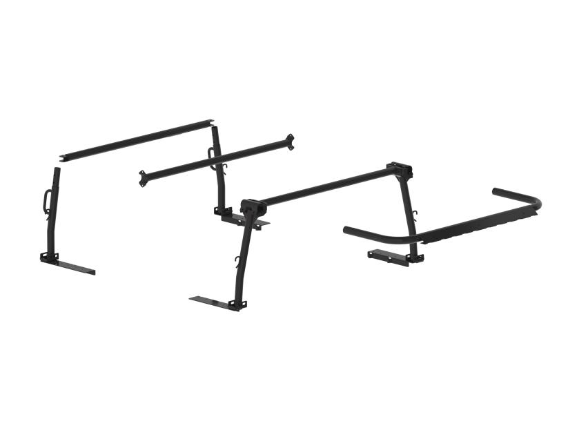 Holman Ladder Rack, Pro Rack, 1000 Pound Capacity, Bed Rail Mount, Multi-Fit, 22 Inch Height, Powder Coated, Black, Steel – 2SSS5C