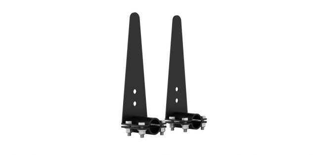 Holman Ladder Rack Load Stop, Adventure Sport, For Use with Holman Ladder Rack, Black Powder Coated, Set of 2 – 31010