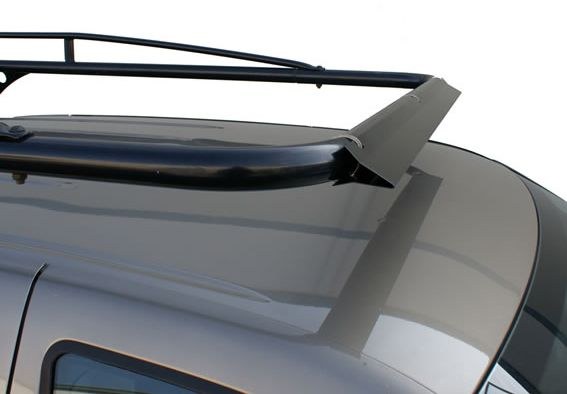 Kargomaster Ladder Rack Wind Deflector, For Holman Pro II and Pro IV Racks, Bolts to Front Crossbar, Black, Metal – 31570