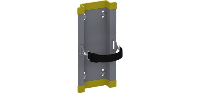 Kargomaster Gas Cylinder Bracket, Hold One 4 Inch to 5.1 Inch Diameter Cylinder, Holds Cylinder Using Sturdy Strap – 40202