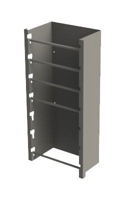 Holman Van Storage System Wire Spool Rack, 29 Inch Height X 14-1/4 Inch Width X 7-3/4 Inch Depth – 40230