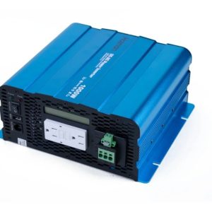 Holman Power Inverter, Inverts 12 Volt DC to 110 Volt AC, 1000 Continuous/ 2000 Peak Watts, 9 Amp Output, With 2 AC Outlets – 40441