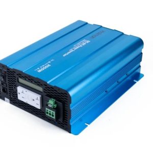 Holman Power Inverter, Inverts 12 Volt DC to 110 Volt AC, 2000 Continuous/ 4000 Peak Watts, 18 Amp Output, With 2 AC Outlets – 40442