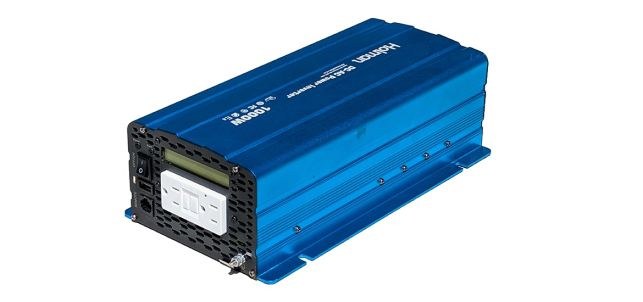 Holman Power Inverter, Inverts 12 Volt DC to 110 Volt AC, 3000 Continuous/ 6000 Peak Watts, 27 Amp Output, With 2 AC Outlets – 40443