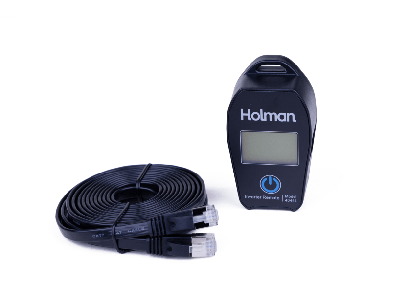 Holman Power Inverter Remote Control, For Use with Holman Pure Sine Wave Inverter, Lcd Display, Black, With 5 Meter Cable – 40444