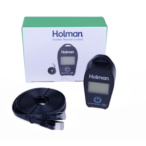 Holman Power Inverter Remote Control, For Use with Holman Pure Sine Wave Inverter, Lcd Display, Black, With 5 Meter Cable – 40444