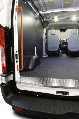 Holman Door Sill Protector, For Use with Aftermarket Floor Mats, Diamond Tread, Aluminum, Rear/Side Doors – 40463