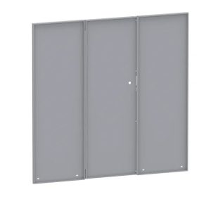 Holman Bulkhead Divider, Full Bulkhead, Fixed Center Panel, Solid, Gray, Steel – 40652