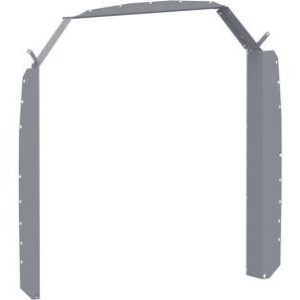 Holman Bulkhead Divider Wing, For Holman Bulkhead Model 40660/ 40661/ 40665, Powder Coated, Gray, Steel – 40669TM
