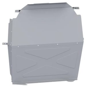 Holman Bulkhead Divider, Full Bulkhead, Without Door, Without Window, Powder Coated Matte Gray, Steel – 40671