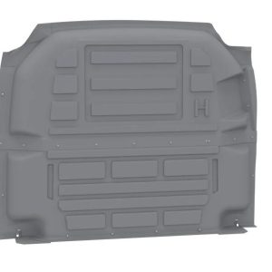 Holman Bulkhead Divider, Full Bulkhead, Without Door, Without Window, Gray, ABS Plastic – 40691TL