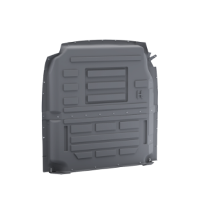 Holman Bulkhead Divider, Full Bulkhead, Without Door, Without Window, Gray, ABS Plastic – 40691TM
