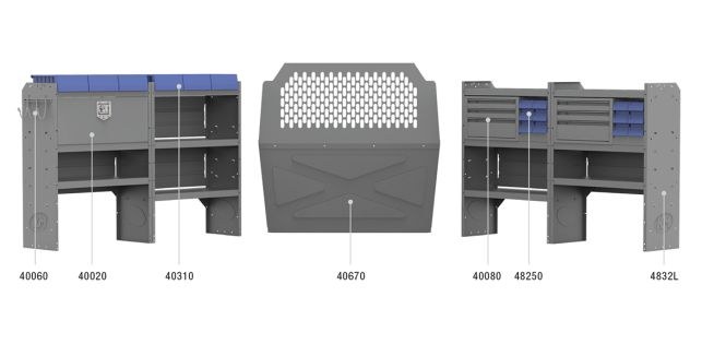 Holman Van Storage System Kit, General Service Package – 42TCL