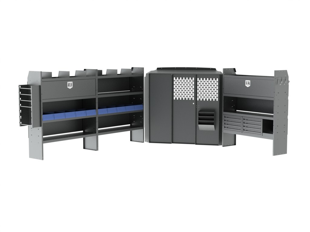 Holman Van Storage System Kit, Electrical Contractor Package – 42TLM