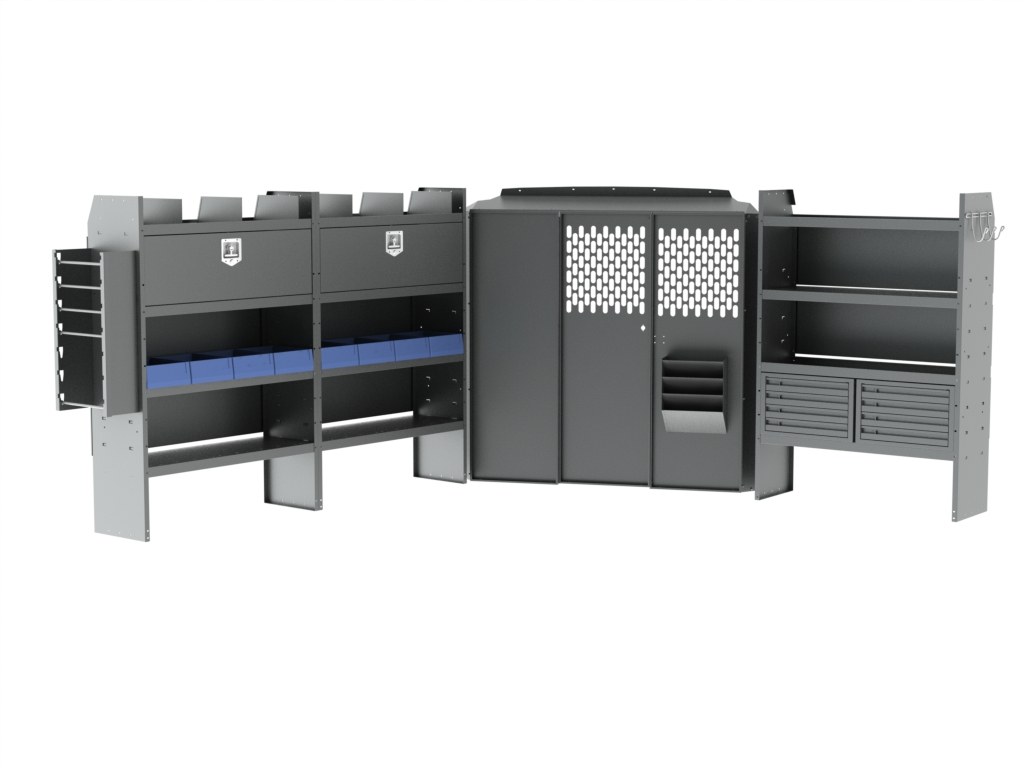 Holman Van Storage System Kit, Electrical Contractor Package – 42TRM