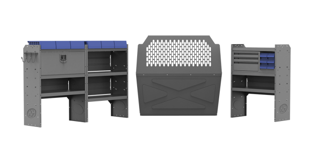 Holman Van Storage System Kit, Electrical Contractor Package – 44TCL
