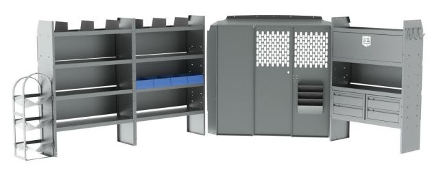 Holman Van Storage System Kit, HVAC Package – 45SPL