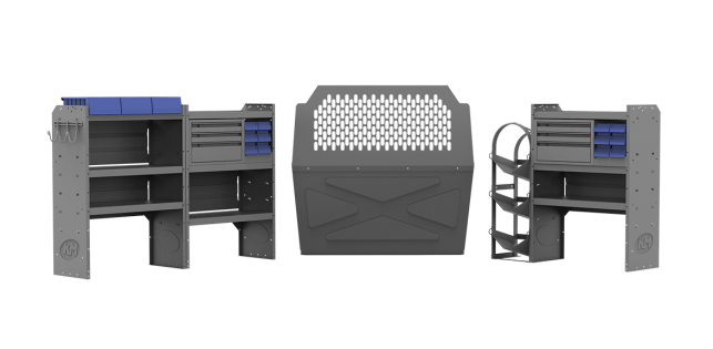 Holman Van Storage System Kit, HVAC Package – 45TCL