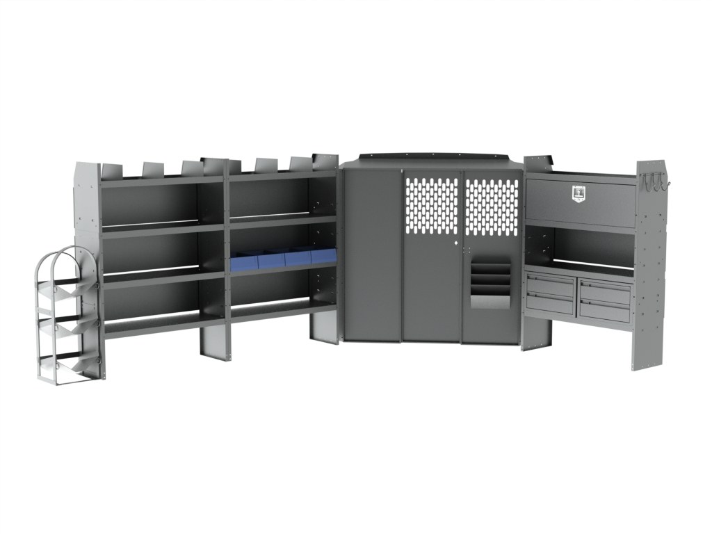 Holman Van Storage System Kit, HVAC Package – 45TRM