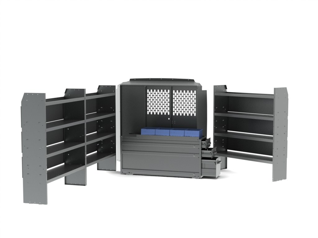 Holman Van Storage System Kit, Ez All Trades Package – 46SPL