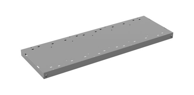 Holman Van Storage System Shelf, Ez Series, For Shelf Unit #48420, 42 Inch Length X 14 Inch Depth, 2 Inch Lip, Without Dividers, Grey – 48160
