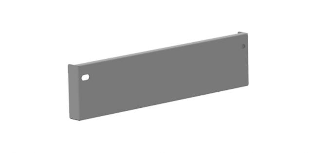 Holman Van Storage System Shelf Retainer Lip, For 10 Inch Shelf Model, Mount at Floor Level, Gray – 48190