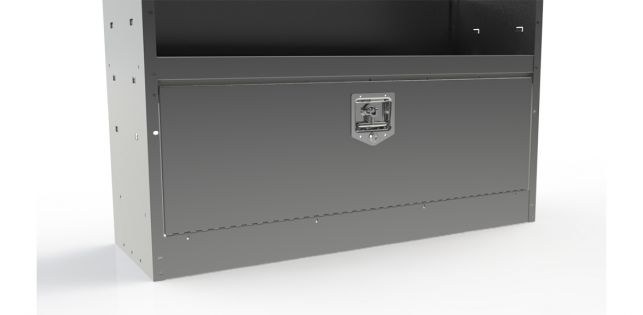 Holman Van Storage System Floor Angle, For Use with Holman Van Storage Units, 42 Inch Length X 3.5 Inch Width – 48220