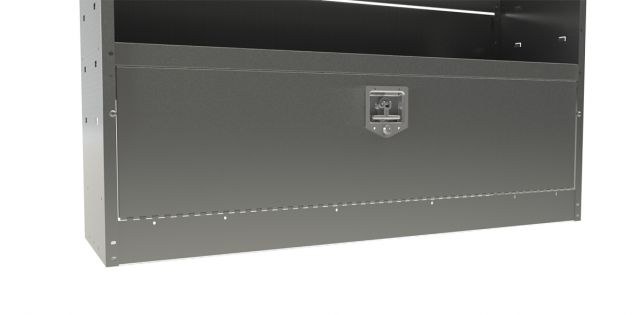 Holman Van Storage System Floor Angle, For Use with Holman Van Storage Units, 52 Inch Length X 3.5 Inch Width – 48230