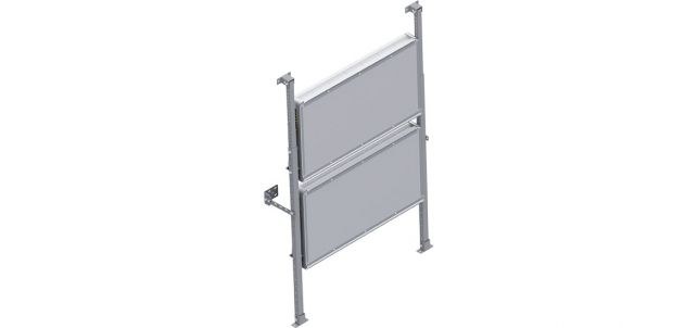 Holman Van Storage System Shelf Unit, 36 Inch Width X 20 Inch Depth, 2 Foldable Shelves, Without Dividers, Gray, Aluminum – 48366