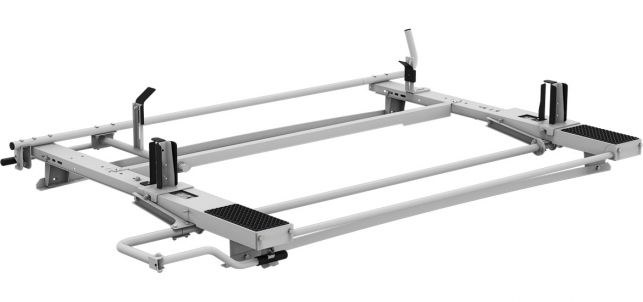 Holman Ladder Rack, Rain Gutter Mount, Multi-Fit, Powder Coated, White, Steel – 4NCSCD