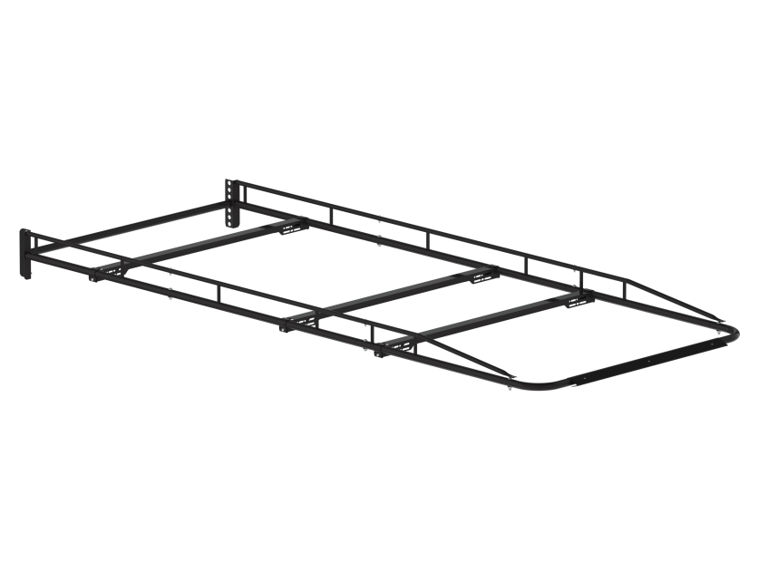 Holman Ladder Rack, Pro III Series, Roof Mount, Direct-Fit, Black, Steel, With Ladder Rack/ Roof Rack Mounting Kit and Mounting Hardware – 4SHSMR