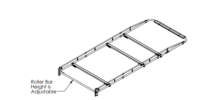 Holman Ladder Rack, Pro III Series, Roof Mount, Direct-Fit, Black, Steel, With Ladder Rack/ Roof Rack Mounting Kit and Mounting Hardware – 4SHSMR
