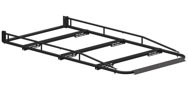 Holman Ladder Rack, Pro III Series, 200 Pound Capacity, Top Mount Bolt-On Mount, Multi-Fit, Aluminum – 4TCAMR